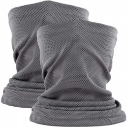 Balaclavas Men Women Sun UV Protection Cooling Neck Gaiter Bandana Balaclava Headwear - 2 Pcs_grey - C91987AO4ZR $33.17