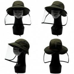 Bucket Hats Womens Packable Ponytail SPF 50 Sun Hat Summer Gardening Hiking Fishing 55-61cm - 00707army Green - CN196D7TX2G $...