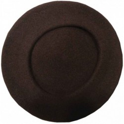 Berets Traditional French Wool Beret - Brown - C2117N5ITQ9 $43.91