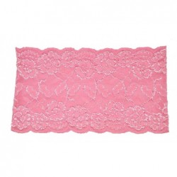 Headbands Women's Lace Under Hijab Headband Pink - Pink - C6123EBUTZJ $19.94