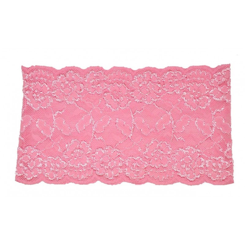 Headbands Women's Lace Under Hijab Headband Pink - Pink - C6123EBUTZJ $13.72