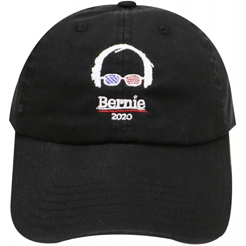 Baseball Caps Bernie with Head 2020 Cotton Baseball Cap - Black - CA18G8I8UZ3 $25.95