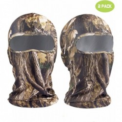 Balaclavas Balaclava Face Mask Adjustable Windproof UV Protection Hood - Camo 2pack - C018QREGCXA $20.64