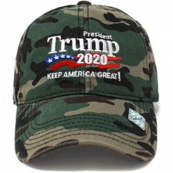 Baseball Caps Trump 2020 Keep America Great Campaign Embroidered US Hat Baseball Cotton Cap PC101 - Pc101 Wood Camo - CM1946R...
