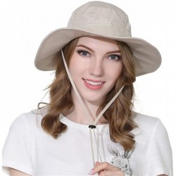 Sun Hats Unisex Outdoor Lightweight Breathable Waterproof Bucket Wide Brim Hat - UPF 50+ Sun Protection Sun Hats Shade - CF18...