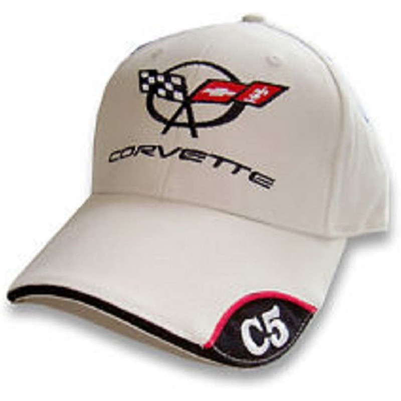 Baseball Caps Chevrolet C5 Corvette Men's Embroidered Hat - Bone - CV11OSGYQVD $45.09