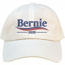 Baseball Caps Bernie Sanders 2020 Cotton Baseball Caps - White - CY195AXOI5M $25.26