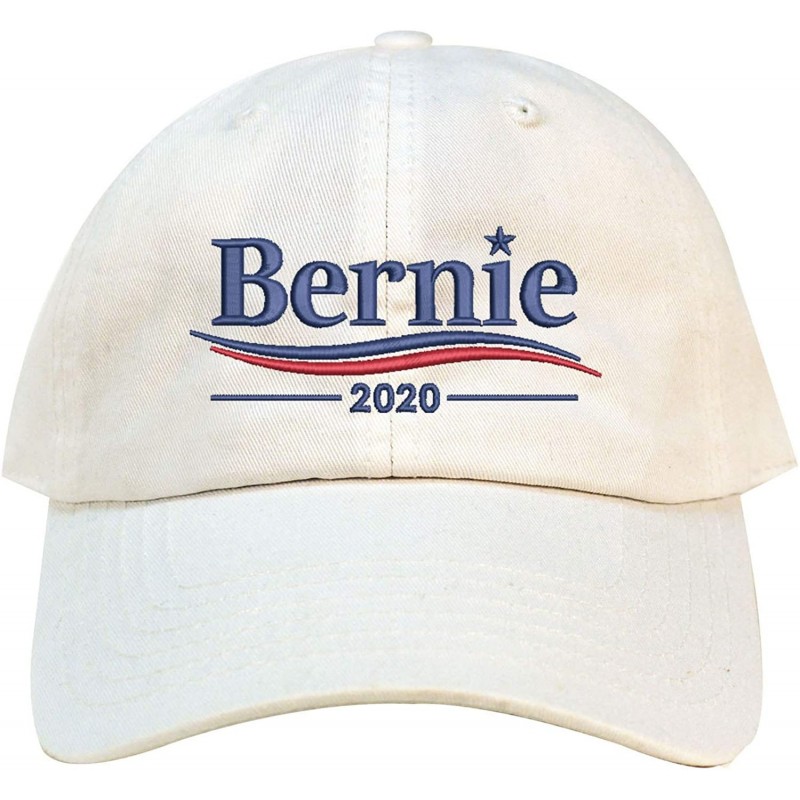 Baseball Caps Bernie Sanders 2020 Cotton Baseball Caps - White - CY195AXOI5M $17.06