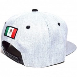 Baseball Caps Mexico City w/Flag Embroidered Silver Snapback Flat Cap Durable Baseball Hat AYO1041 - Durango - C3186Q36YN9 $1...
