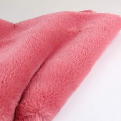Sun Hats Women Faux Fur Infinity Scarf Soft Winter Warm Neck Warmer Scarfs - Watermelon Red - CY18C5DUMHE $22.51