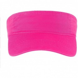 Visors Men's Fashion Visor - Neon Pink - CH12CX62H9R $19.09