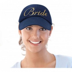 Baseball Caps Bachelorette Party Bride Hats Tribe Squad Baseball Cotton Caps - Navy Blue - CJ180C8CMAC $15.47