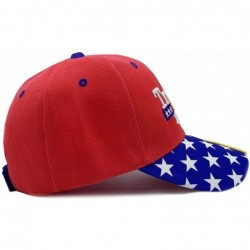 Skullies & Beanies Make America Great Again Donald Trump Cap Hat Unisex Adjustable Hat - 014 Red - CT18ARDIUK2 $17.83