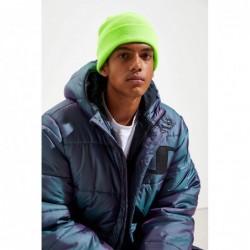 Skullies & Beanies Beanie Hat for Women Men Elastic Knit Warmer Ears Winter Ski Skull Cap Cuffed Solid Color - Green - CF18AH...
