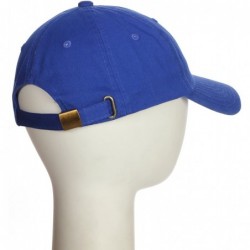 Baseball Caps Customized Letter Intial Baseball Hat A to Z Team Colors- Blue Cap Navy White - Letter Y - CK18NMYRTOO $19.21