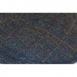 Newsboy Caps Irish Tweed 100% Wool Flat Cap Brown Check - C6182MKULME $62.26