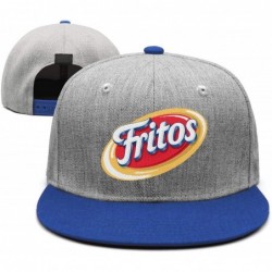 Baseball Caps Men/Women Print One Size Fritos-Corn-chip- Soft Mesh Trucker Cap - Blue-17 - CS18R4RS473 $32.31
