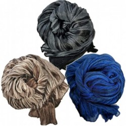 Headbands Head Wrap Scarf Turban - Long Black Head Scarf Wrap Turban Hair Scarf Tie Color Headband 1 or 2 Set - CY18Y0EQ4RC $...