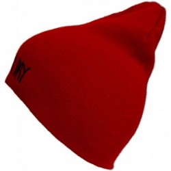 Skullies & Beanies Unisex Winter Hat Fall Winter Beanie M2013-380 - Red - CU11E05VYQR $29.91