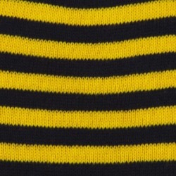 Skullies & Beanies Trendy Striped Beanie - Yellow Black - CB1156XGTF3 $25.21