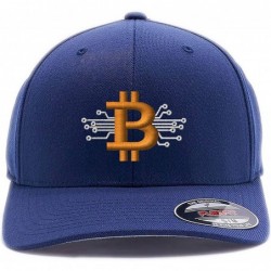 Baseball Caps Embroidered. 6477 Flexfit Baseball Cap. - Navy - C21805QY05N $26.52