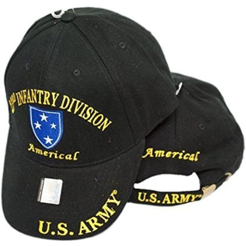 Skullies & Beanies U.S. Army 2nd Second Infantry Division Americal Black Embroidered Cap Hat - C018CRK2RCA $23.92