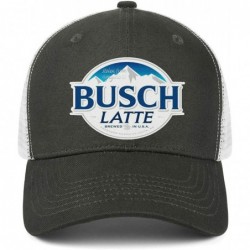 Baseball Caps Unisex Adjustable Busch-Latte-Beer-Logo-Baseball Cap Classic Flat Hat - Army_green-55 - CX18U6Z5S03 $33.06