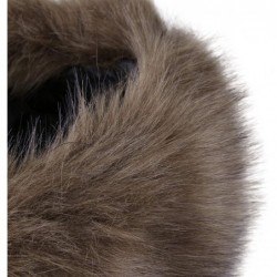 Skullies & Beanies Faux Fur Warm Hat for Women Russian Cossack Style Winter - Brown - CD128TE8RQ9 $29.38