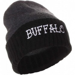 Skullies & Beanies Unisex USA Cities Knit Hat Cap Beanie - Buffalo - CR12N3DC1TB $24.82