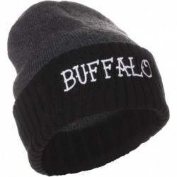 Skullies & Beanies Unisex USA Cities Knit Hat Cap Beanie - Buffalo - CR12N3DC1TB $21.90