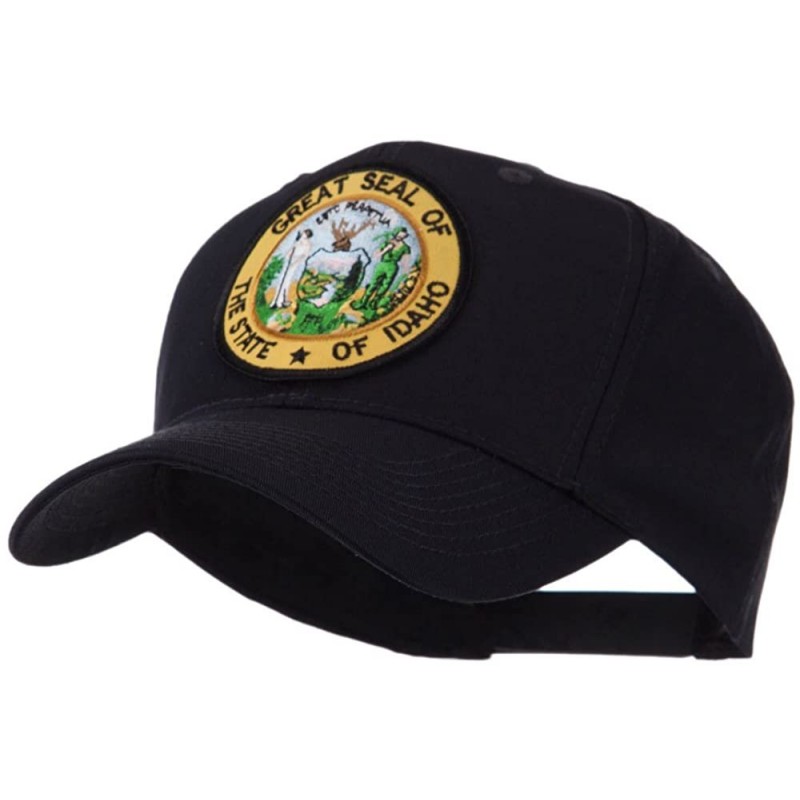 Baseball Caps US Western State Seal Embroidered Patch Cap - Idaho - C411FIUD899 $30.72