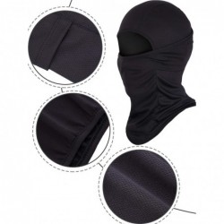 Balaclavas 3 Pieces Summer Balaclava Sun Protection Face Mask Breathable Long Neck Cover for Men Usage - Black - CX18LR3KWOS ...