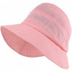 Sun Hats Womens Summer Foldable Sun Protection Gardening Sun Hat - Pink - CU17YLDWRIS $17.79