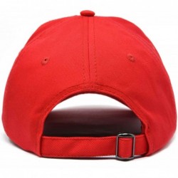 Baseball Caps Cute Ducky Soft Baseball Cap Dad Hat - Red - CC18LZ7N6N6 $27.98