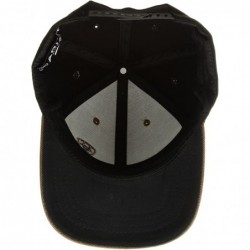 Baseball Caps Oilskin Logo Cap - Brown - C1187NC5RY0 $48.31