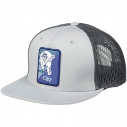 Baseball Caps Squatchin' Trucker Cap - Light Pewter - C218W6AMYUL $42.30