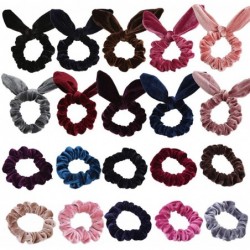 Headbands 6 Packs Headbands for Women Girls Cotton Knotted Yoga Sport Hair Band Headwrap - Velvet 20 Pcs Set - C518I5IW8KG $1...