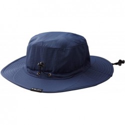Baseball Caps Mens Boonie Hat - Wide Brim Fishing Hat with UPF 30+ Sun Protection - Navy - C818W5N44RK $54.39