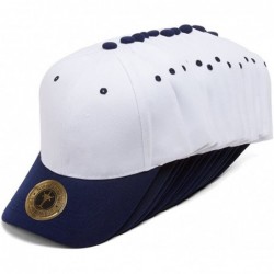 Baseball Caps 12-Pack Adjustable Baseball Hat - CJ11NNVNUTN $57.83