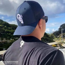 Baseball Caps Trucker Hat - Snapback Two-Tone Mesh Durable Comfortable Fit Premium Quality - Navy / White - CD18Y7LKHD5 $54.52