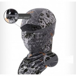 Balaclavas Outdoor Cooling Balaclava Full Face Mask Neck Gaiter Bandana Motorcycle- Hiking- Fishing - Dot-skyblue - C418DXLQ7...