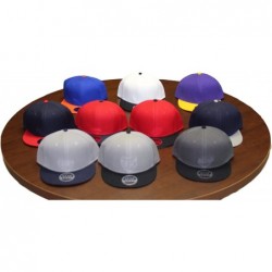Baseball Caps Custom Snapback Hat Otto Embroidered Your Own Text Flatbill Bill Snapback - Red/Black Bill - C8187CZ5GI9 $56.48