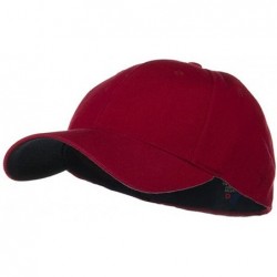Baseball Caps Low Profile Washed Flex Cap - Wine - C318GZ425L3 $38.78