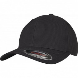 Baseball Caps Hydro-Grid Stretch Cap - Black - C718724CNX7 $29.00