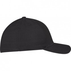 Baseball Caps Hydro-Grid Stretch Cap - Black - C718724CNX7 $43.24