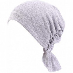 Headbands Womens 3-Pack Cotton Knit Beanie Sleep Turban Hat Headwear for Cancer - Color C - CF18HNWORST $34.67