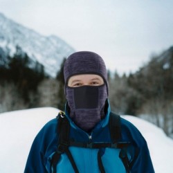 Balaclavas Winter Balaclava - Fleece Motorcycle Skull Full Face Mask Thermal Windproof Ski Head Hood for Men and Women - C318...