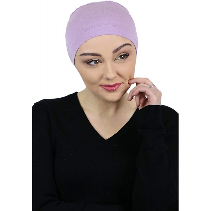 Skullies & Beanies Cancer Headwear Sleeping Coverings Turbans - Lavender - CC18OWY3O94 $39.74
