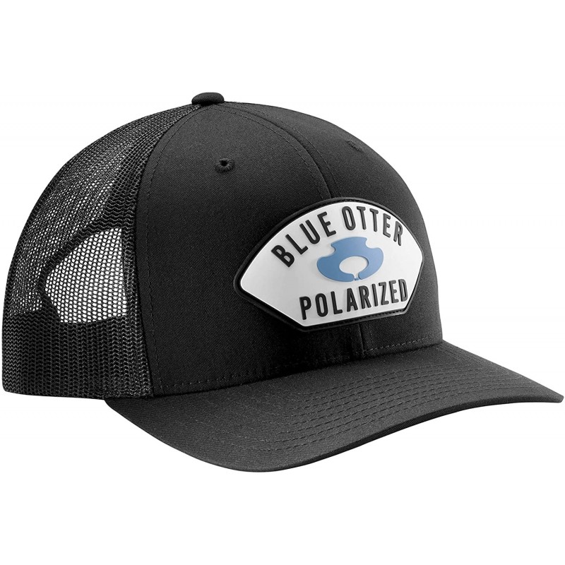 Baseball Caps Blue Otter - Main Stage - Mesh Hat - Woodland Camo - Black - CI18YEDSY8L $64.18