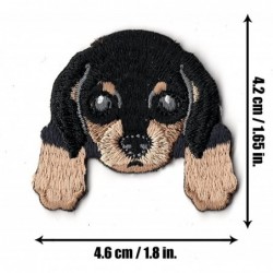 Skullies & Beanies [ Dachshund ] Cute Embroidered Puppy Dog Warm Knit Fleece Winter Beanie Skull Cap - Pink - CR189RUA8GD $32.11